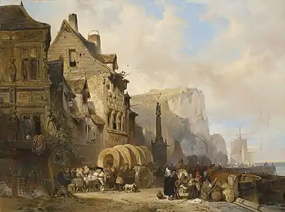 Port en Normandie (1836)Collection privée