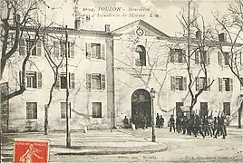 Caserne de l'Infanterie de Marine du quartier Le Mourillon à Toulon.