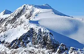 Vue du Wilder Freiger depuis l'est.