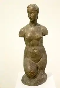 Wilhelm Lehmbruck, torse de femme, 1910