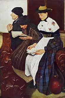 Les Trois Femmes dans l'église, 1881Kunsthalle de Hambourg