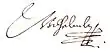 Signature de Guillaume V de Hesse-Cassel