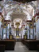 Intérieur de l'église abbatiale de Wilhering