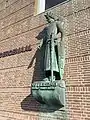 Statue de Guillaume Ier à Katwijk aan Zee (Oswald Wenckebach, 1954).