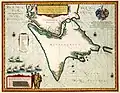 Cartographie de Willem Blaeu en 1635