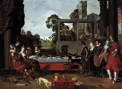 Banquet en plein air, 1616-17Mauritshuis, La Haye