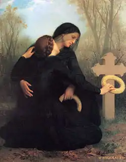 Le Jour des morts, par Bouguereau (1859).
