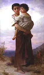 Jeunes Bohémiennes, William Bouguereau, 1879.