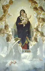 La Vierge aux anges (1900) de William Bouguereau