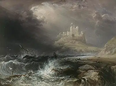 Bamburgh Castle, Northumberland, 1832Victoria and Albert Museum