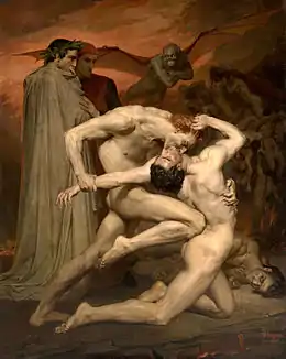 William Bouguereau, Dante et Virgile aux enfers (1850), Paris, musée d’Orsay.