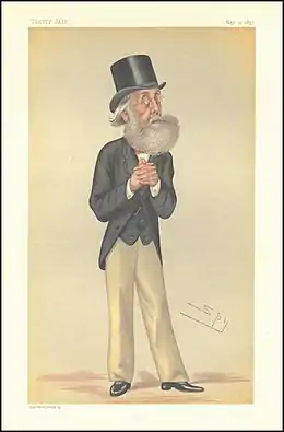 William Bromley-Davenport (1864-1884), par Spy (Vanity Fair)