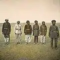 Mohamed Yusef et sa garde Ameer à Chaman en Afghanistan, sur la frontière avec le Baloutchistan (1895).