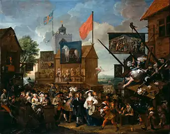 William Hogarth, Southwark Fair (1733)