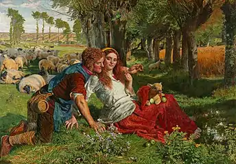 William Holman Hunt, The Hireling Shepherd, 1851.