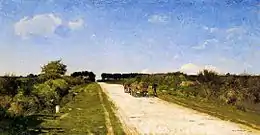 William Lamb Picknell : La route de Concarneau (1880).