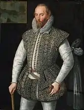 Walter Raleigh en 1598.