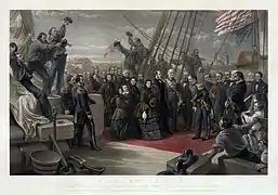 Visite de la reine Victoria à bord du HMS Resolute (1859)