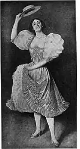 A Dancer, vers 1890.
