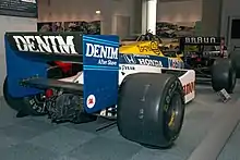 Photo de l'arrière d'une monoplace de Formule 1