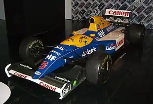 La Williams FW14B, championne du monde 1992