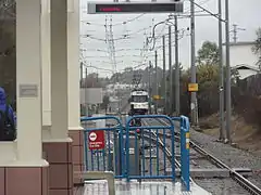 Train à l'approche.