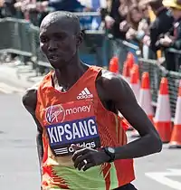 Wilson Kipsang bat le record du monde en 2013.