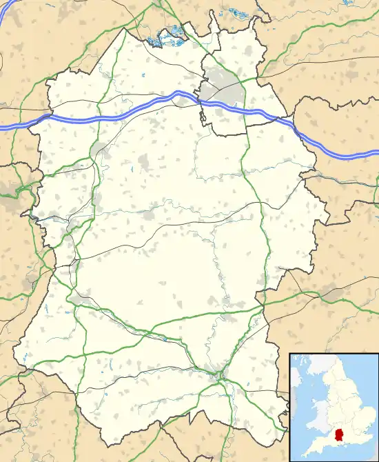 Carte des mégalithes du Wiltshire