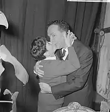 Avec son épouse en 1963. Jack de Nijs/Anefo
