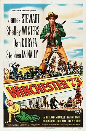 Description de l'image Winchester 73 (1950 film poster).jpg.