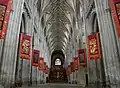 Nef de la cathédrale de Winchester