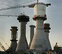 Turbine en construction