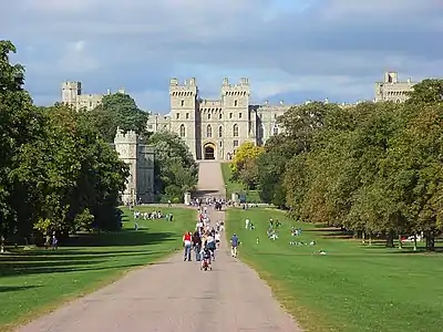 Le Château de Windsor et le  Windsor Great Park