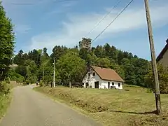 Plus haut les ruines du Vieux-Windstein.