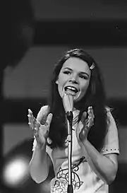 Dana, gagnante du Concours en 1970 pour l'Irlande.