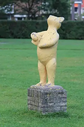 Statue de Winnie à Leiderdorp (Pays-Bas).