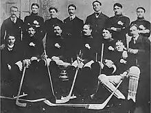 Les Victorias de Winnipeg, champions 1901 de la coupe Stanley.