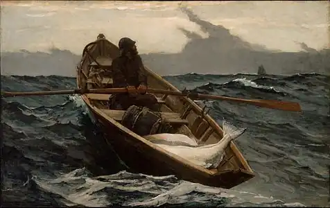 Winslow Homer, The Fog Warning (1885).