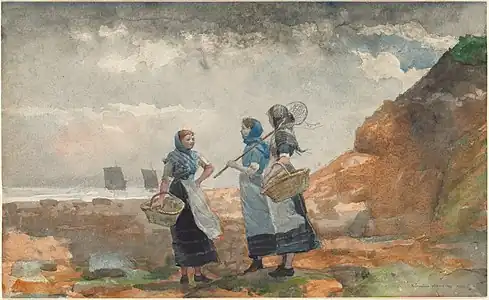 Three Fisher Girls, 1881.