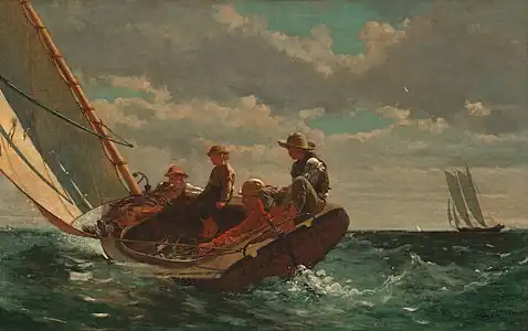 Breezing Up (A Fair Wind) 1873-1876, National Gallery of Art, Washington DC.
