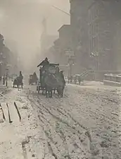 Winter, Fifth avenue, 1893.