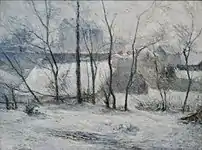 Gauguin : Paysage d'hiver (1879)