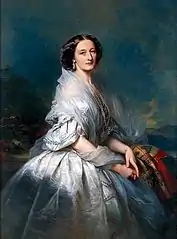 Franz Xaver Winterhalter, Portrait d'Eliza Franciszka Krasińska née Branicki (1857)