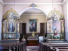 Intérieur de l'église.