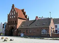 Porte d'eau à Wismar (côté port).