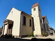 L'église catholique Saint-Blaise.