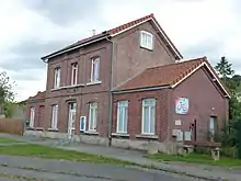 La gare de Wizernes, en 2013 siège du cyclo club.