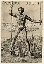 Colossus Solis vers 1580.