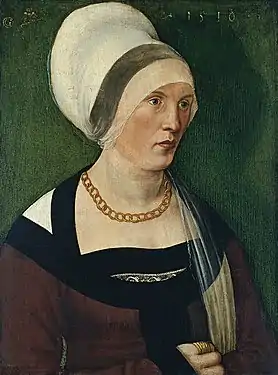 Portrait de femme (1510). Madrid, Musée Thyssen-Bornemisza.
