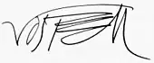 signature de Wolf Vostell